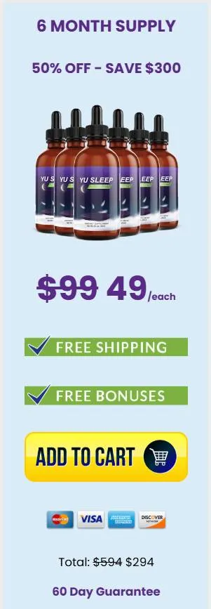Yu Sleep Order 6 Bottles